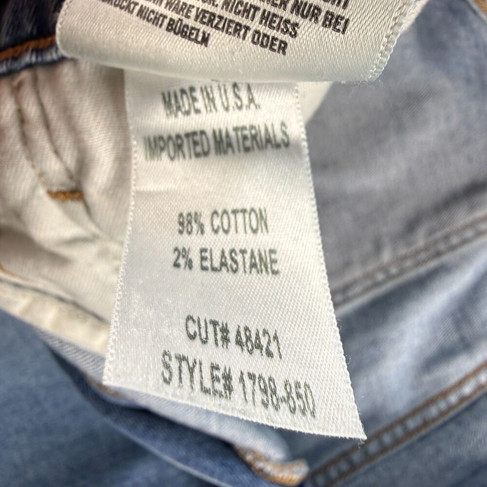 Citizens Of Humanity Georgia High Rise Bootcut Jeans Womens 32 (32x33) Spilt Hem - Picture 8 of 16